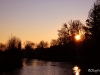 Coucher de soleil sur la Sevre